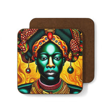 Load image into Gallery viewer, Colorful #3 Colors of Africa Hardboard Back AI-Enhanced Beverage Coasters