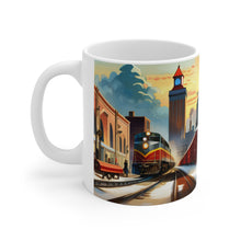 Load image into Gallery viewer, Professional Worker Train Conductor #1 Ceramic 11oz Mug AI-Generated Artwork