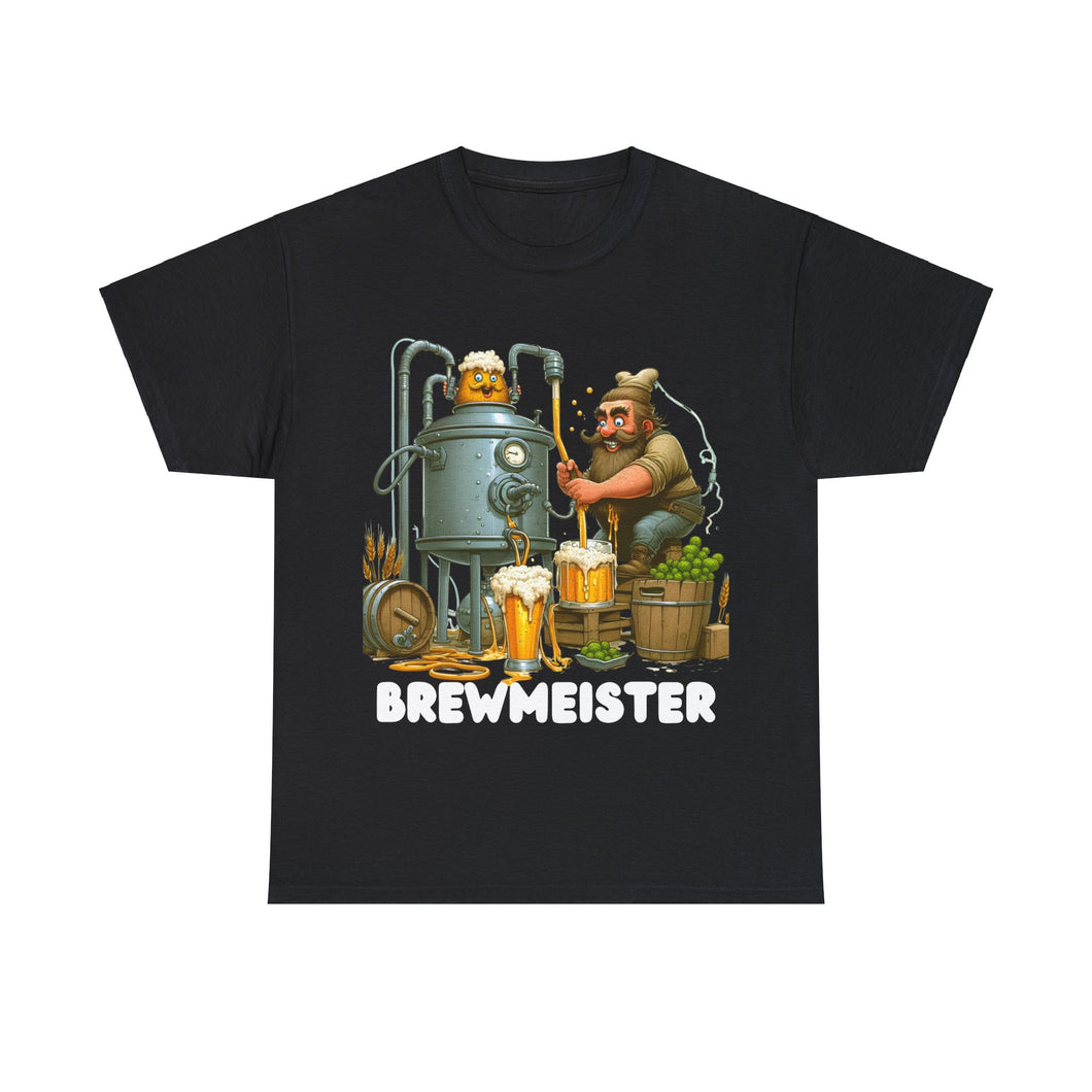 Beer Crafter Brewmeister Brewing T-Shirt 100% Cotton Classic Fit