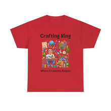 Load image into Gallery viewer, Crafting King: Where Creativity Reigns, Grandpa Sewing Cotton Classic T-shirt