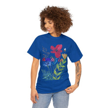 Load image into Gallery viewer, Amazing Floral Unisex Heavyweight 100% Cotton T-Shirt