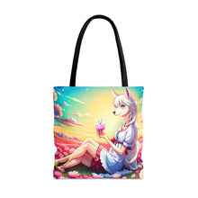 Load image into Gallery viewer, She's my Llama #1 Tote Bag AI Artwork 100% Polyester