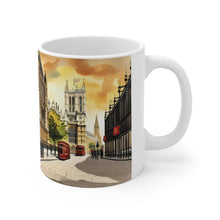 Load image into Gallery viewer, At the Cafe Westminster Abbey London #8 Mug 11oz mug AI-Generated Artwork