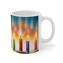 Load image into Gallery viewer, Happy Birthday Candles #11 Ceramic 11oz Mug AI-Generated Artwork