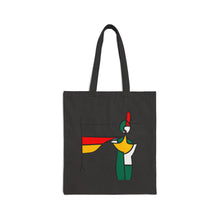 Load image into Gallery viewer, Colors of Africa Queen Mother Dance #5 100% Cotton Canvas Tote Bag 15" x 16"