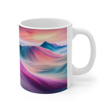 Load image into Gallery viewer, Pastel Sea-life Sunset #10 Ceramic Mug 11oz mug AI-Generated Artwork