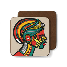 Load image into Gallery viewer, Colorful #14 Colors of Africa Hardboard Back AI-Enhanced Beverage Coasters