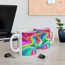 Load image into Gallery viewer, Pastel Sea-life Sunset #1 Ceramic Mug 11oz mug AI-Generated Artwork