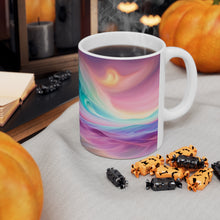 Load image into Gallery viewer, Pastel Sea-life Sunset #12 Ceramic Mug 11oz mug AI-Generated Artwork