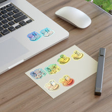 Load image into Gallery viewer, Hot Dog, Polish, Chicken Foodie Vinyl Sticker Sheets - 4 Foods/2 each 8pc Set