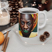 Load image into Gallery viewer, Colors of Africa Warrior King #3 11oz AI Decorative Coffee Mug
