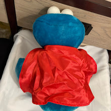 Load image into Gallery viewer, Vtg Tyco 1997 Super Cookie Monster Sesame Street Red Cape Plush (Pre-owned)

