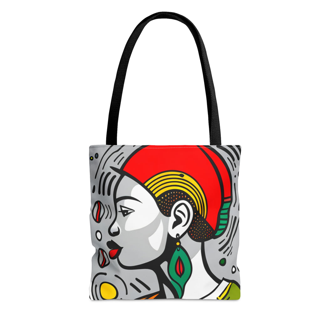 Color of Africa #23 Tote Bag AI Artwork 100% Polyester