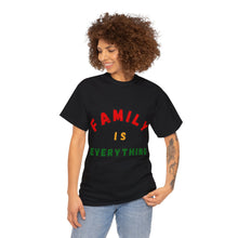 Load image into Gallery viewer, Muse Wearable Afrocentric Family is Everything Unisex Cotton Crewneck T-Shirt