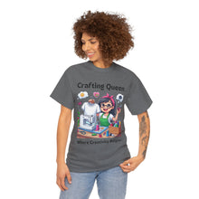 Load image into Gallery viewer, Crafting Queen: Where Creativity Reigns, T-Shirt Designing 100% Cotton Classic