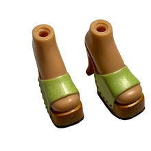 Load image into Gallery viewer, MGA Bratz Doll Lime Green Platform Sandals Shoes (Pre-owned)