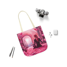 Load image into Gallery viewer, Pink Heart Series #5 Fashion Graphic Print Trendy 100% Polyester Canvas Tote Bag AI Image