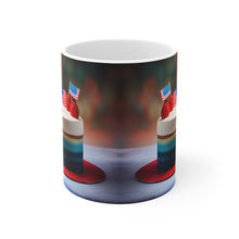 Load image into Gallery viewer, Happy 4th of July Cake Celebration #13 Ceramic 11oz mug AI-Generated Artwork