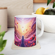 Load image into Gallery viewer, Valentine's Day From The Pink Heart #12 Mug 11oz mug AI-Generated Artwork