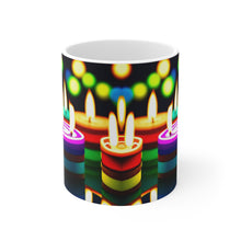Load image into Gallery viewer, Happy Birthday Candles #19 Ceramic 11oz Mug AI-Generated Artwork