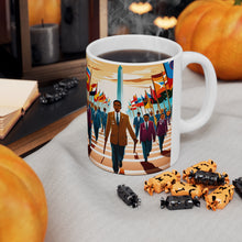 Load image into Gallery viewer, Civil Rights Movement for Peace & Equality #1 Mug AI-Generated Artwork 11oz mug