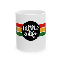 Load image into Gallery viewer, Mom Life 11oz White Ceramic Beverage Mug Decorative Art