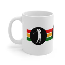 Load image into Gallery viewer, Sports Game No Word Golf Swing 11oz White Ceramic Beverage Mug Decorative Art