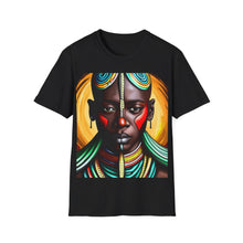 Load image into Gallery viewer, Colors of Africa Warrior King #1 Unisex Softstyle Short Sleeve Crewneck T-Shirt