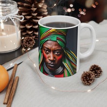 Load image into Gallery viewer, Colors of Africa Warrior King #4 11oz AI Decorative Coffee Mug
