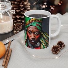 Load image into Gallery viewer, Colors of Africa Warrior King #4 11oz AI Decorative Coffee Mug