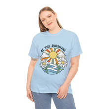 Load image into Gallery viewer, Be the Sunshine Unisex Heavyweight 100% Cotton T-Shirt