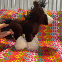 Load image into Gallery viewer, Webkinz Clydesdale Horse HM139 No Code Stuffed Plush Animal Pet