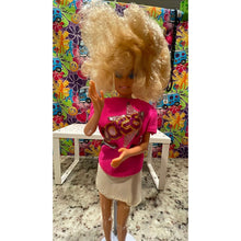 Load image into Gallery viewer, Vintage Mattel Barbie Rockers Doll Rocker Top, White Skirt Wild Hair #27