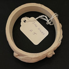 Load image into Gallery viewer, RARE Vintage 1990 Jim Shore Santa Unpainted Resin Bangle Bracelet Blank JS 90 Copyright #5