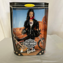 Load image into Gallery viewer, Mattel 1998 Harley Davidson Motor Cycles Barbie Doll (Red/Brown Hair) Collector Edition #22256