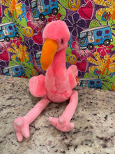 Load image into Gallery viewer, Ty Beanie Buddy Pinky The Pink Flamingo