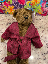 Load image into Gallery viewer, Ty Classic Tyrone The Bear Burgundy Jacket Plush Doll Retired