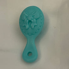 Load image into Gallery viewer, Doll Brush #29 Mint Green Blue Bow Back (Pre-Owned)
