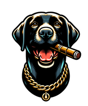 Load image into Gallery viewer, The Big Dog Life Hound, Rottweiler, Pug, Pitbull, Labrador Animal Vinyl Stickers Pug