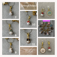 Load image into Gallery viewer, Boujee Bling Charm Collections - Crowns and Pearls Mobile Dust Plug