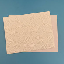 Load image into Gallery viewer, Branches Embossed White Holiday Cards, Handmade Elegant Greeting Cards, Textured Stationery, Minimalist