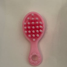 Load image into Gallery viewer, Doll Brush #30 Pink Flower back (Pre-Owned)