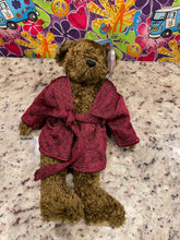 Load image into Gallery viewer, Ty Classic Tyrone The Bear Burgundy Jacket Plush Doll Retired