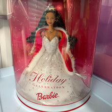 Load image into Gallery viewer, Mattel 2001 Holiday Celebration Barbie Doll African American #50305
