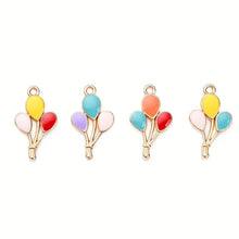 Load image into Gallery viewer, Colorful Fly Away Hot Air Balloon Charms Mobile Phone Accessory Backpack Charms