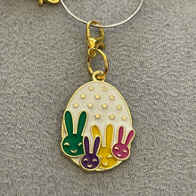 Load image into Gallery viewer, Wild and Colorful Bohemian Easter Charms Mobile Dust Plug Backpack Pull Tag