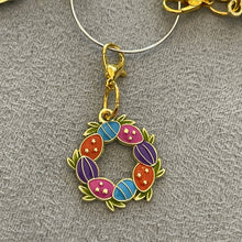 Load image into Gallery viewer, Wild and Colorful Bohemian Easter Charms Mobile Dust Plug Backpack Pull Tag