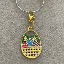 Load image into Gallery viewer, Wild and Colorful Bohemian Easter Charms Mobile Dust Plug Backpack Pull Tag