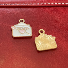 Load image into Gallery viewer, Sending Love Letter Hearts Envelope Mobile Dust Plug Charm