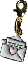 Load image into Gallery viewer, Sending Love Letter Hearts Envelope Mobile Dust Plug Charm